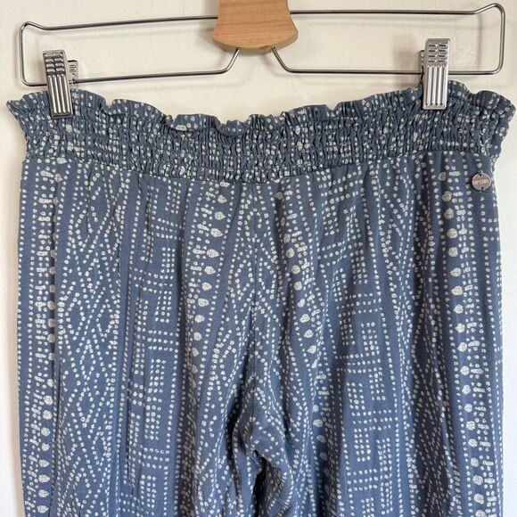 Rip Curl Beachy Boho Aztec Flare Bell Bottom Pull On Pants Southwestern Festival - Picture 6 of 8